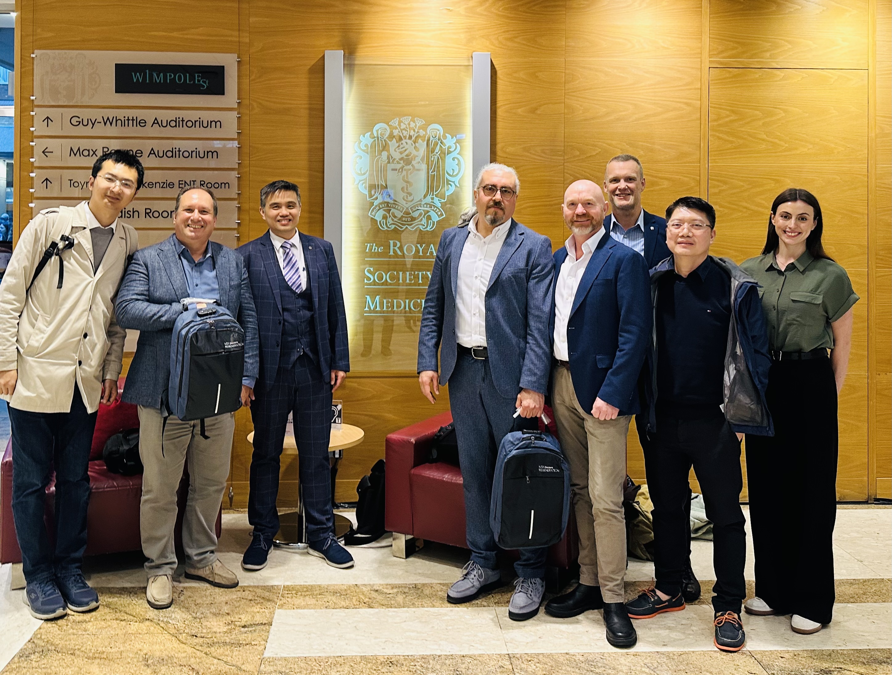 Faculty and delegates at the Royal Society of Medicine, 1 Wimpole Street